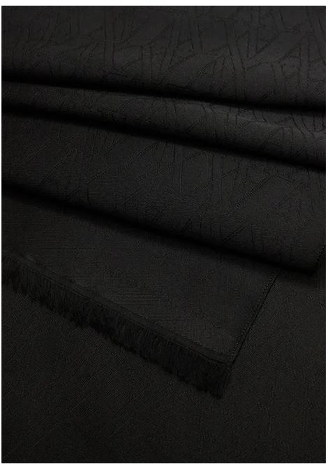 SCIARPA IN TESSUTO MORBIDO CON LOGO ALLOVER TONO SU TONO ARMANI EXCHANGE | Sciarpa | 944300 4F15000020